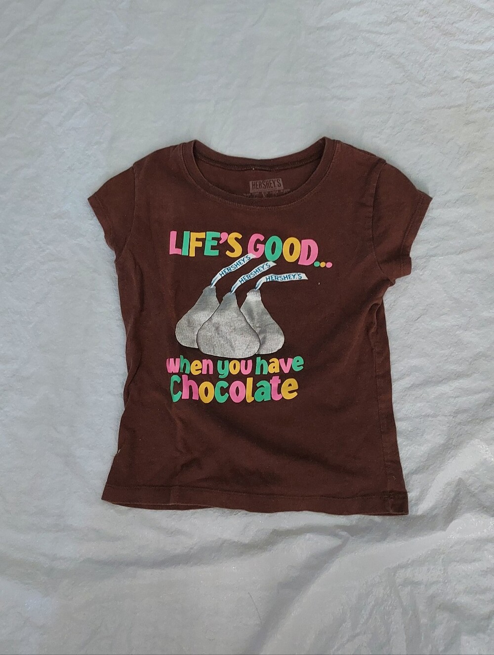 Kids' Hershey's Brown 'Life's Good' Chocolate Graphic Tee